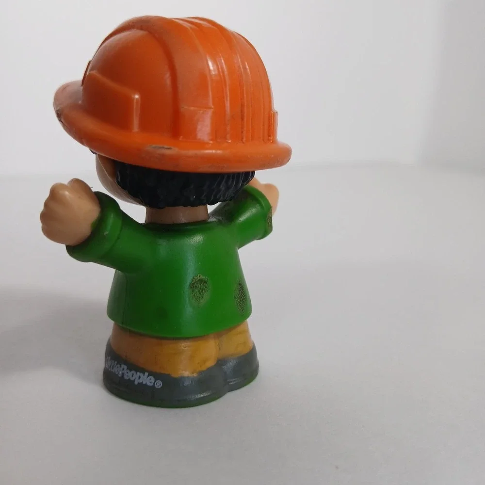 Fisher-Price Little People Replacement Koby Construction Worker READ